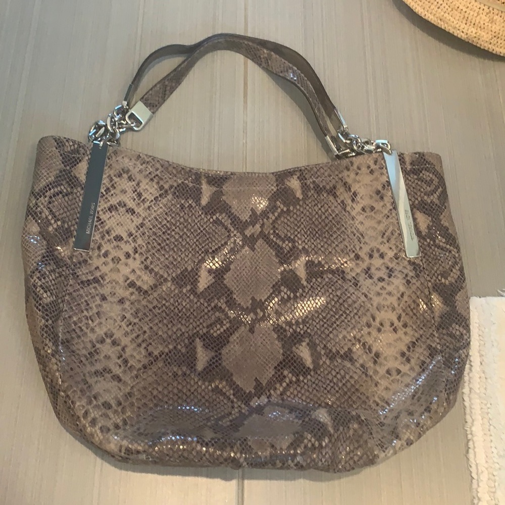 Michael Kors snakeskin purse
